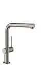 Hansgrohe-HG-Talis-M54-Einhebel-Kuechenmischer-270-1jet-Brushed-Black-Chrome-72840340 gallery number 1